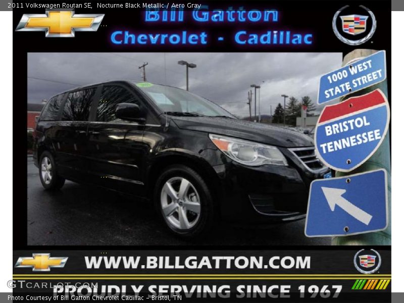 Nocturne Black Metallic / Aero Gray 2011 Volkswagen Routan SE