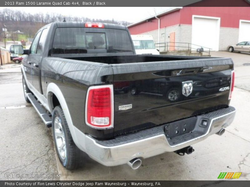 Black / Black 2013 Ram 1500 Laramie Quad Cab 4x4
