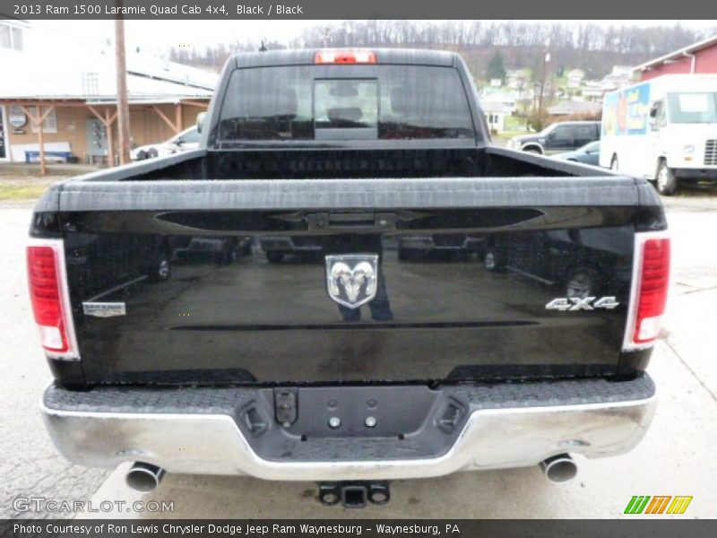 Black / Black 2013 Ram 1500 Laramie Quad Cab 4x4