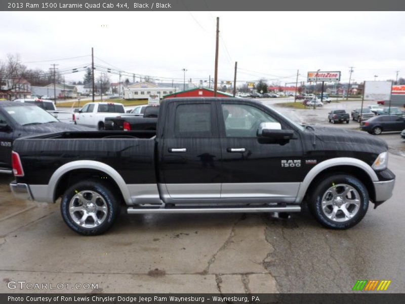 Black / Black 2013 Ram 1500 Laramie Quad Cab 4x4