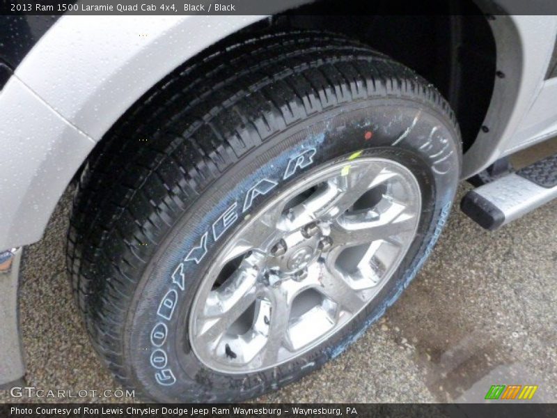 Black / Black 2013 Ram 1500 Laramie Quad Cab 4x4
