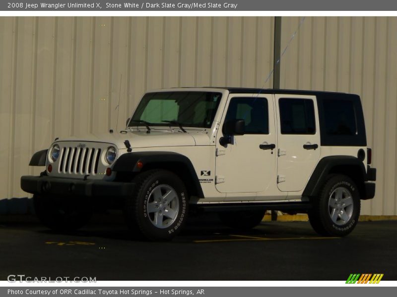 Stone White / Dark Slate Gray/Med Slate Gray 2008 Jeep Wrangler Unlimited X