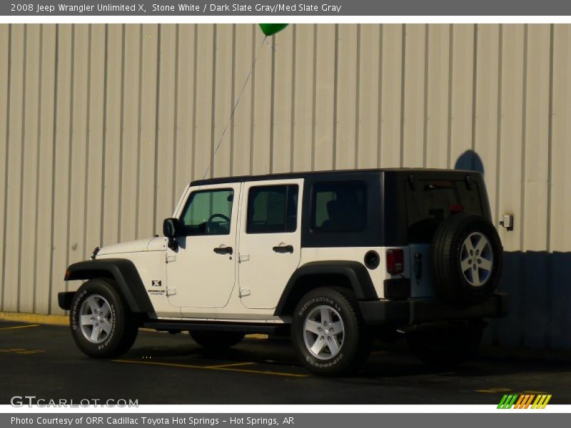 Stone White / Dark Slate Gray/Med Slate Gray 2008 Jeep Wrangler Unlimited X