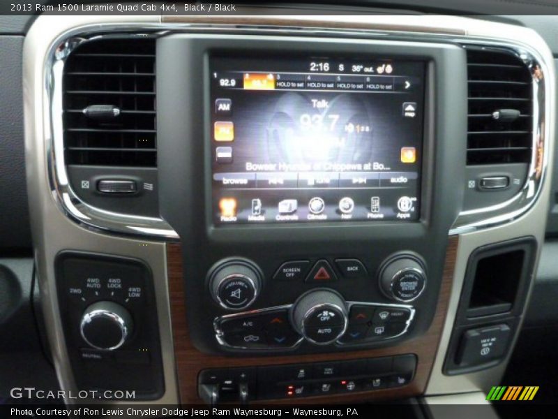 Black / Black 2013 Ram 1500 Laramie Quad Cab 4x4