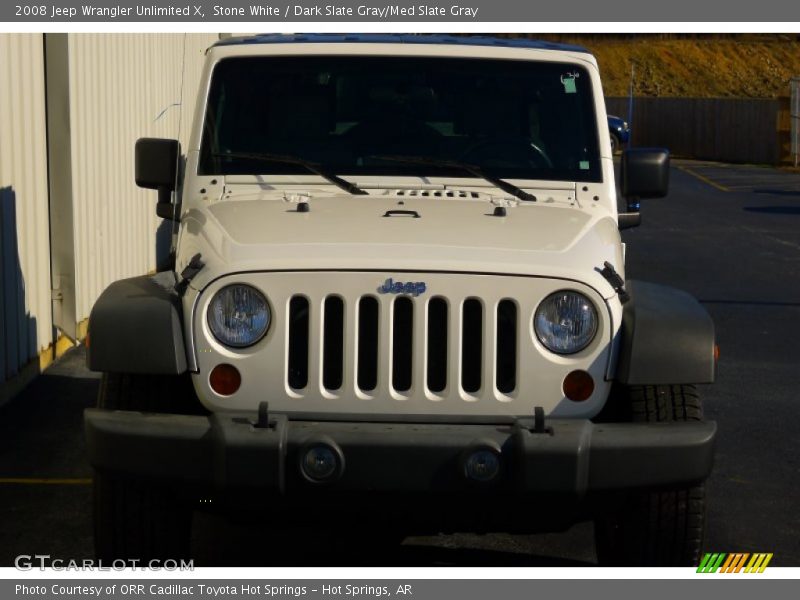 Stone White / Dark Slate Gray/Med Slate Gray 2008 Jeep Wrangler Unlimited X