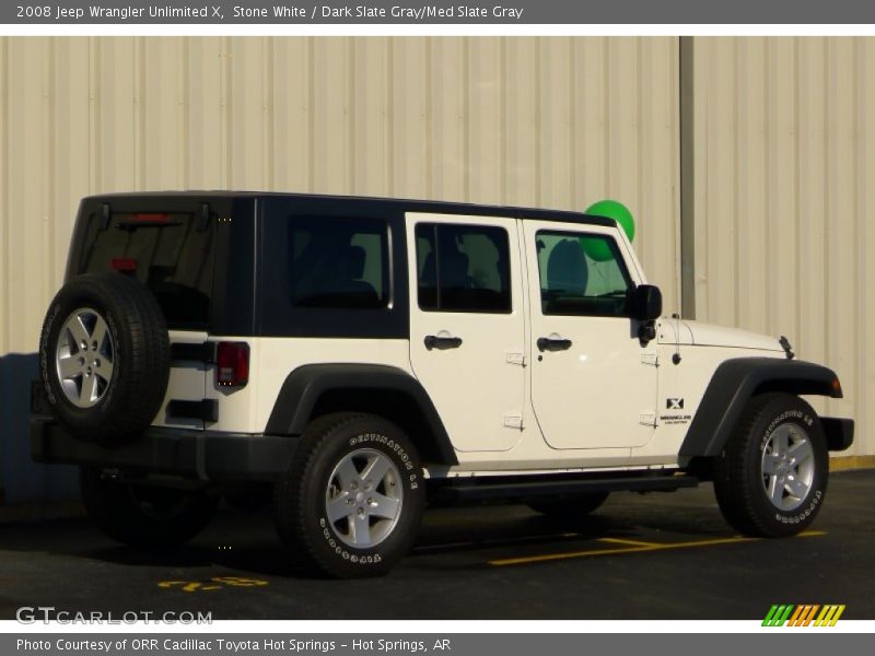 Stone White / Dark Slate Gray/Med Slate Gray 2008 Jeep Wrangler Unlimited X