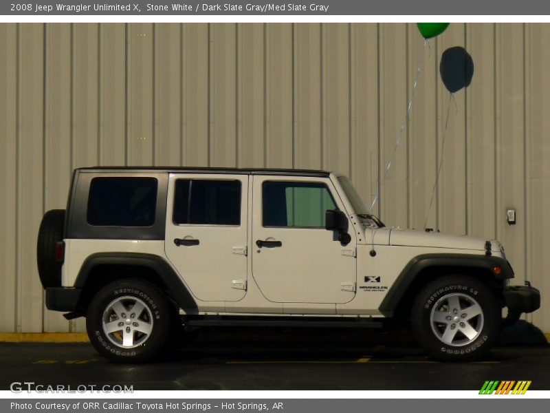 Stone White / Dark Slate Gray/Med Slate Gray 2008 Jeep Wrangler Unlimited X