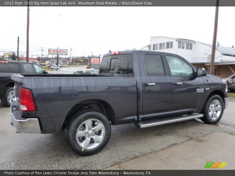 Maximum Steel Metallic / Black/Diesel Gray 2013 Ram 1500 Big Horn Quad Cab 4x4