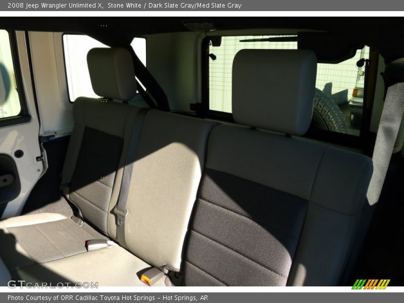 Stone White / Dark Slate Gray/Med Slate Gray 2008 Jeep Wrangler Unlimited X