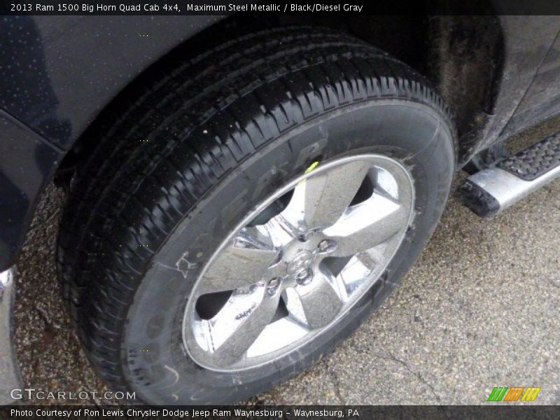 Maximum Steel Metallic / Black/Diesel Gray 2013 Ram 1500 Big Horn Quad Cab 4x4
