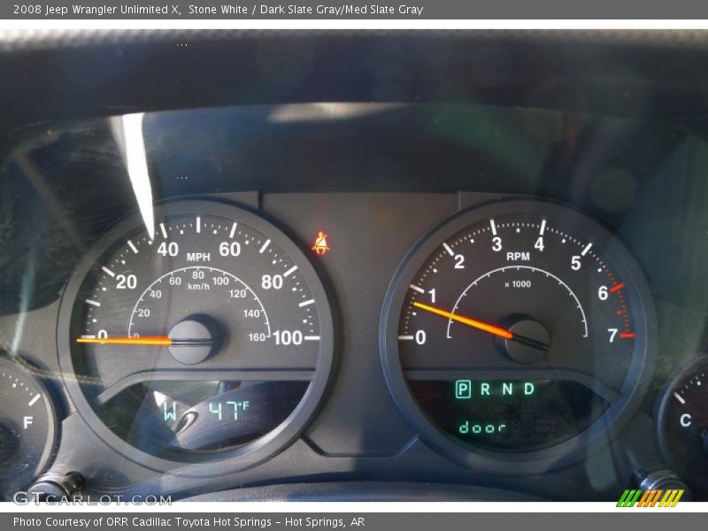 Stone White / Dark Slate Gray/Med Slate Gray 2008 Jeep Wrangler Unlimited X