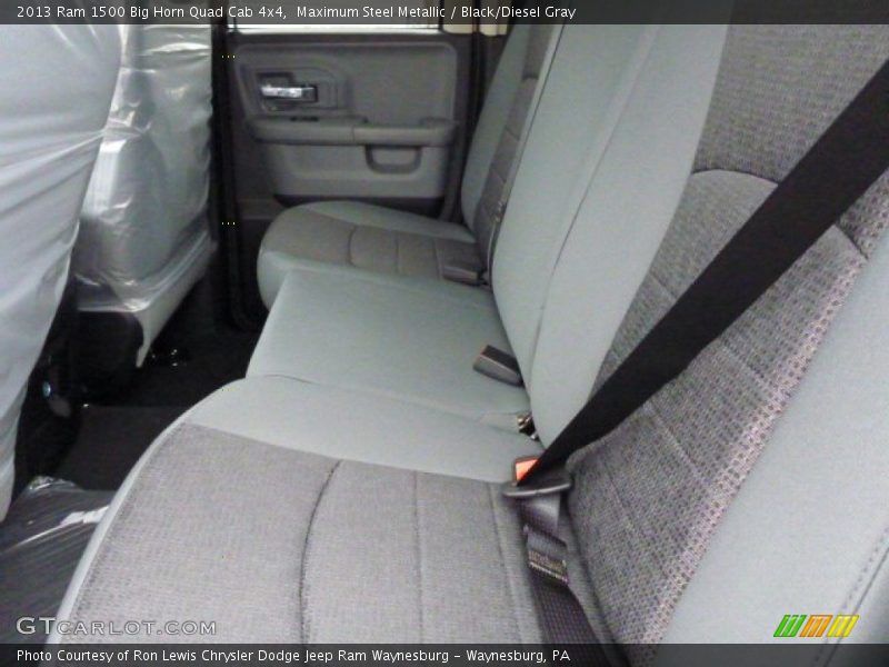 Maximum Steel Metallic / Black/Diesel Gray 2013 Ram 1500 Big Horn Quad Cab 4x4