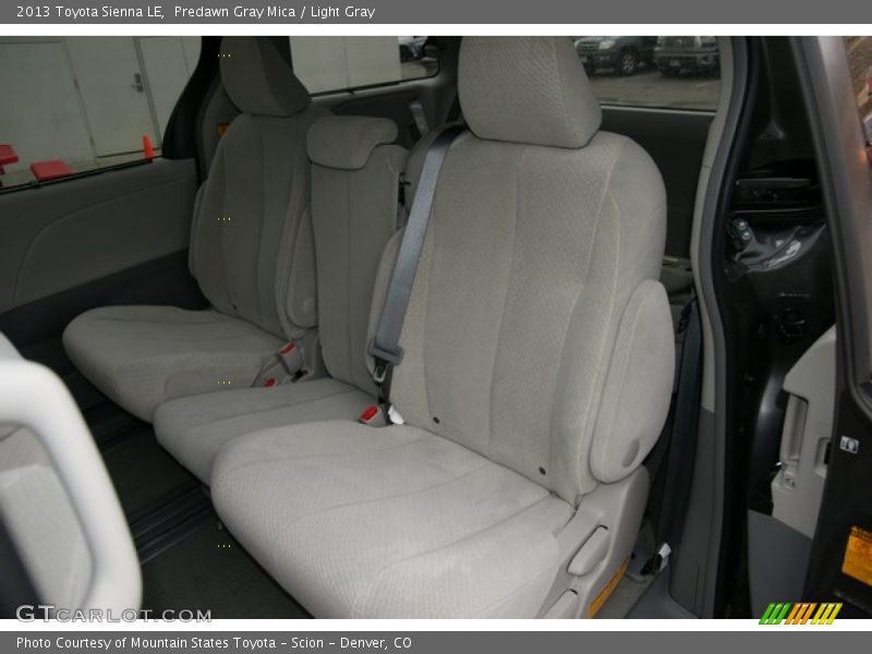 Predawn Gray Mica / Light Gray 2013 Toyota Sienna LE