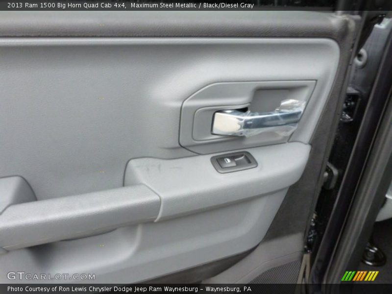 Maximum Steel Metallic / Black/Diesel Gray 2013 Ram 1500 Big Horn Quad Cab 4x4