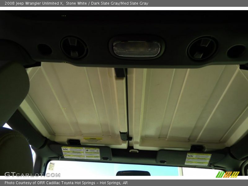 Stone White / Dark Slate Gray/Med Slate Gray 2008 Jeep Wrangler Unlimited X