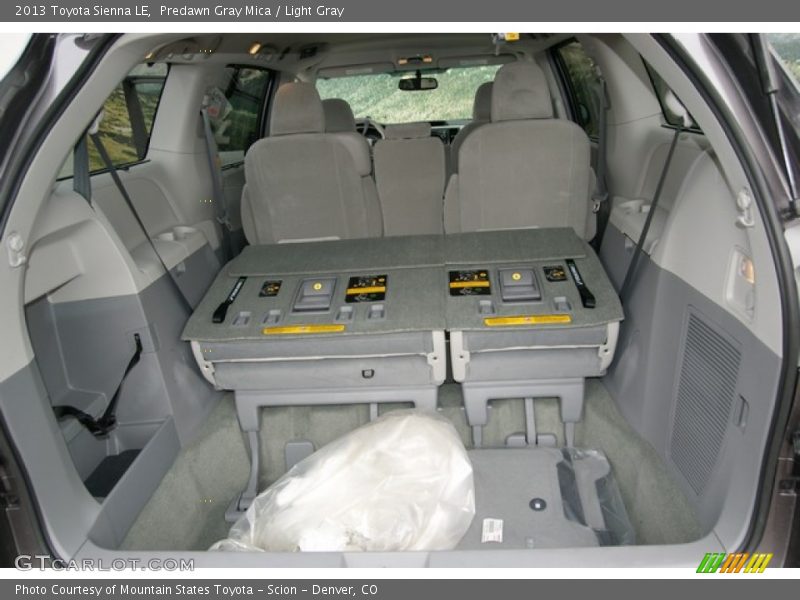 Predawn Gray Mica / Light Gray 2013 Toyota Sienna LE