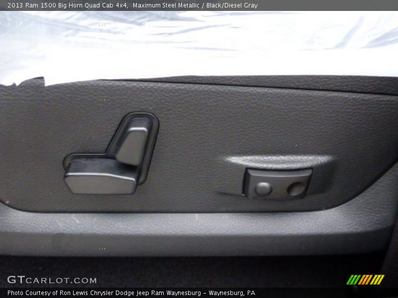 Maximum Steel Metallic / Black/Diesel Gray 2013 Ram 1500 Big Horn Quad Cab 4x4