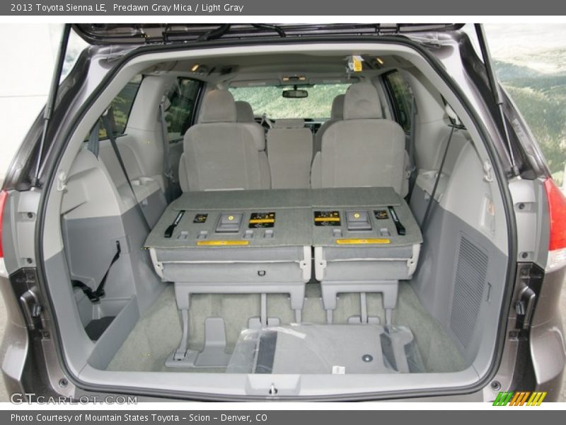 Predawn Gray Mica / Light Gray 2013 Toyota Sienna LE
