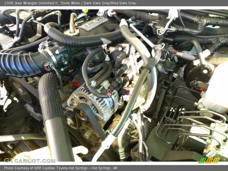 Stone White / Dark Slate Gray/Med Slate Gray 2008 Jeep Wrangler Unlimited X