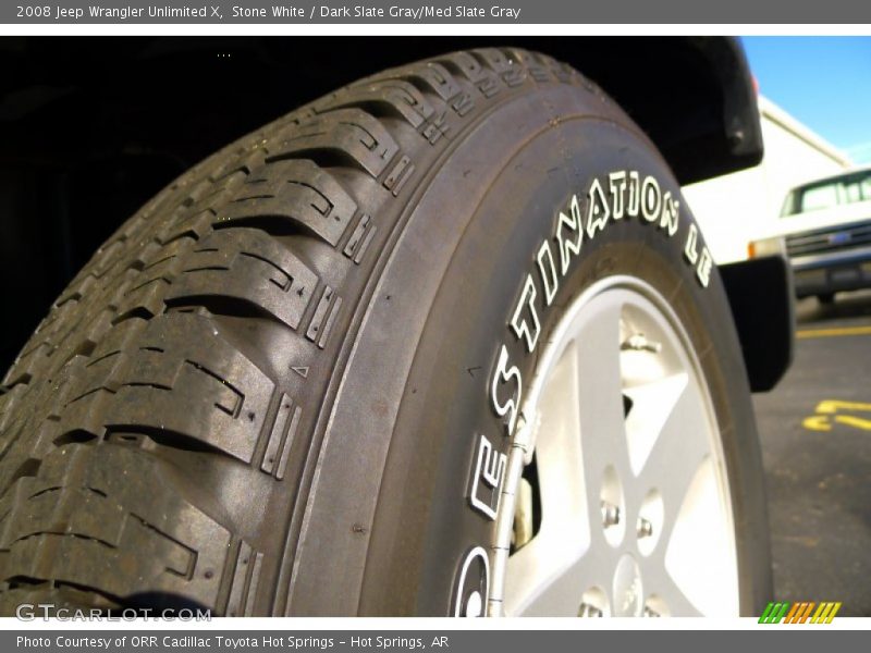 Stone White / Dark Slate Gray/Med Slate Gray 2008 Jeep Wrangler Unlimited X