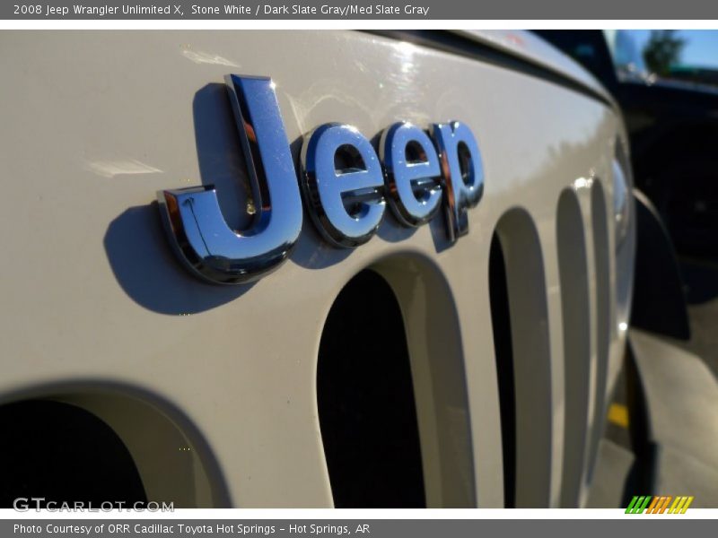 Stone White / Dark Slate Gray/Med Slate Gray 2008 Jeep Wrangler Unlimited X