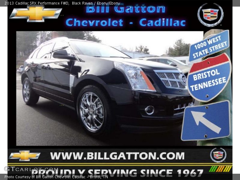 Black Raven / Ebony/Ebony 2013 Cadillac SRX Performance FWD