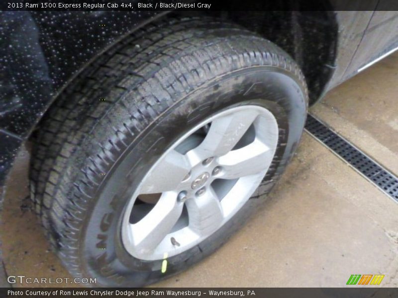 Black / Black/Diesel Gray 2013 Ram 1500 Express Regular Cab 4x4