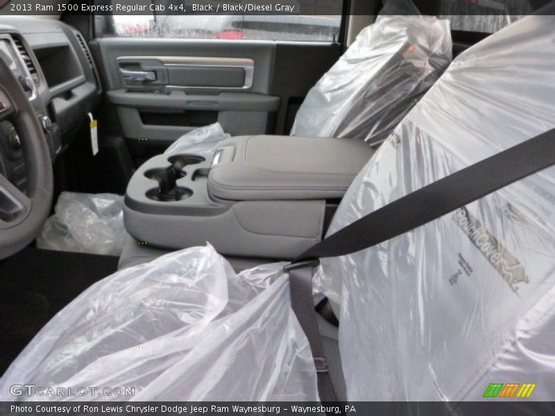 Black / Black/Diesel Gray 2013 Ram 1500 Express Regular Cab 4x4
