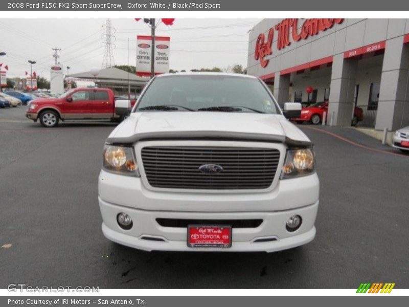 Oxford White / Black/Red Sport 2008 Ford F150 FX2 Sport SuperCrew