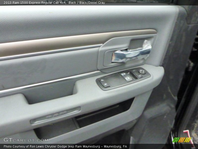 Black / Black/Diesel Gray 2013 Ram 1500 Express Regular Cab 4x4