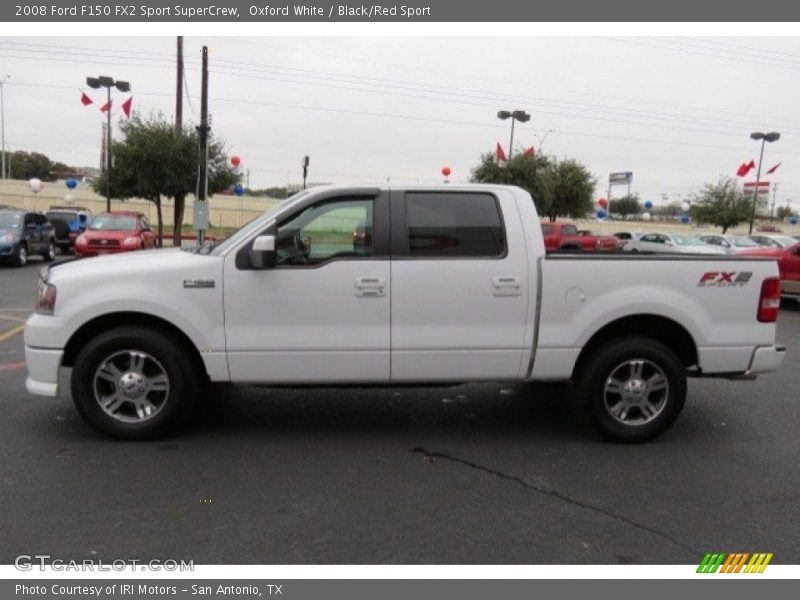 Oxford White / Black/Red Sport 2008 Ford F150 FX2 Sport SuperCrew