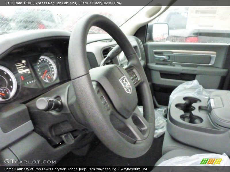 Black / Black/Diesel Gray 2013 Ram 1500 Express Regular Cab 4x4