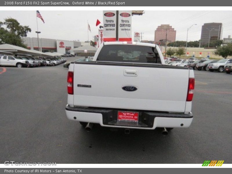 Oxford White / Black/Red Sport 2008 Ford F150 FX2 Sport SuperCrew