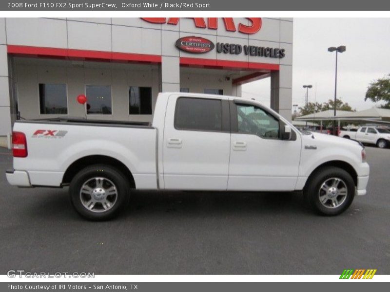 Oxford White / Black/Red Sport 2008 Ford F150 FX2 Sport SuperCrew