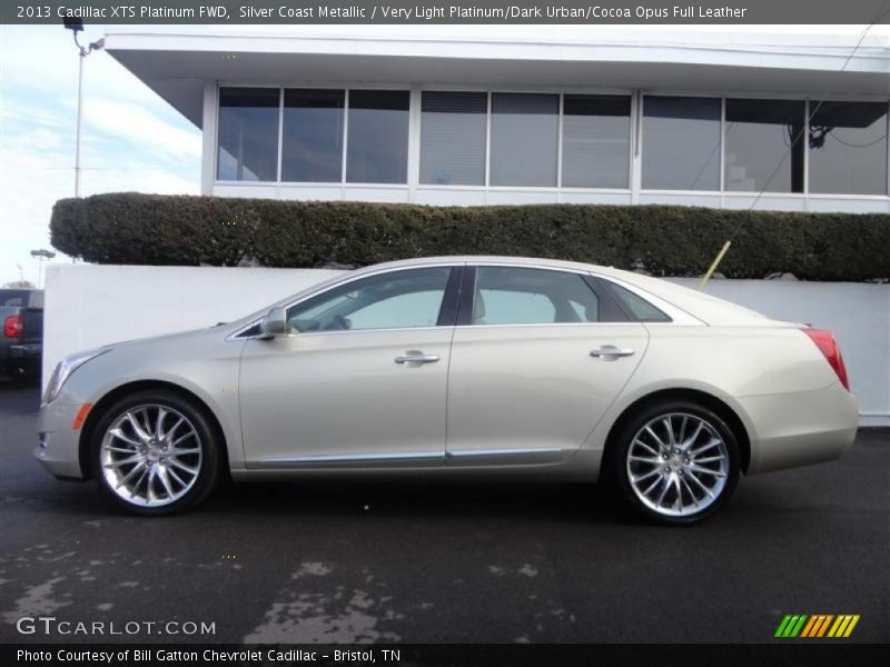 Silver Coast Metallic / Very Light Platinum/Dark Urban/Cocoa Opus Full Leather 2013 Cadillac XTS Platinum FWD