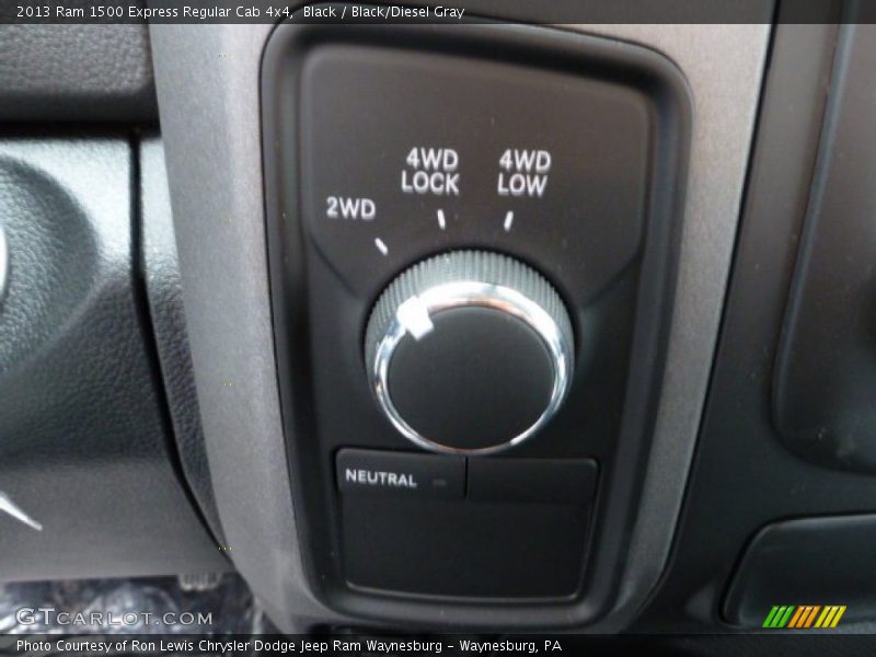 Black / Black/Diesel Gray 2013 Ram 1500 Express Regular Cab 4x4