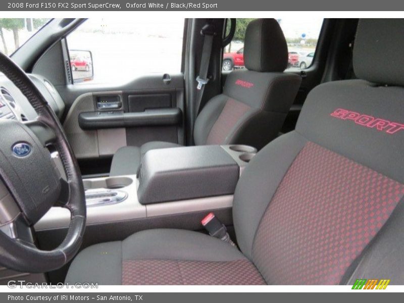 Oxford White / Black/Red Sport 2008 Ford F150 FX2 Sport SuperCrew
