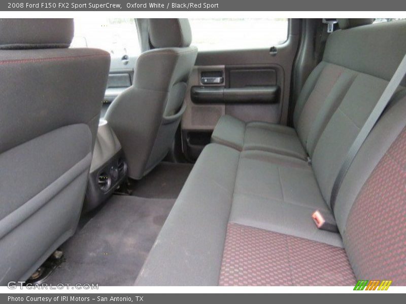 Oxford White / Black/Red Sport 2008 Ford F150 FX2 Sport SuperCrew