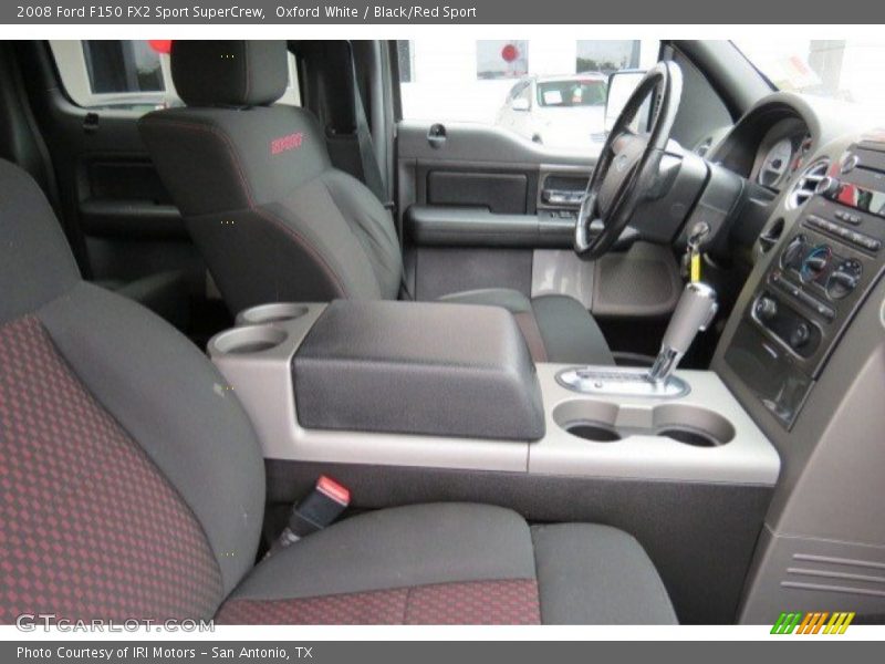 Oxford White / Black/Red Sport 2008 Ford F150 FX2 Sport SuperCrew