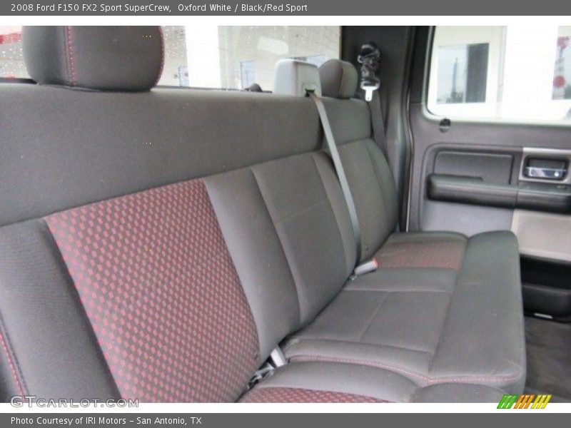 Oxford White / Black/Red Sport 2008 Ford F150 FX2 Sport SuperCrew
