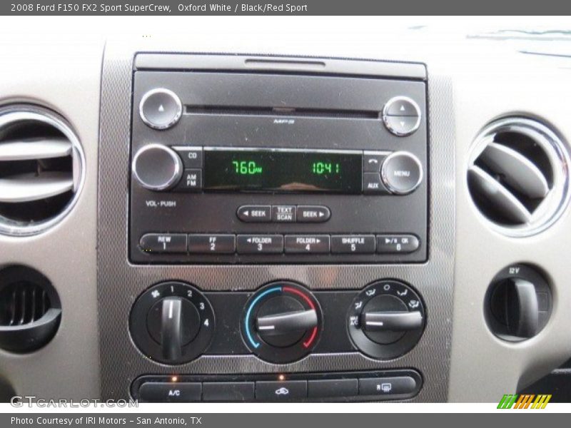 Oxford White / Black/Red Sport 2008 Ford F150 FX2 Sport SuperCrew