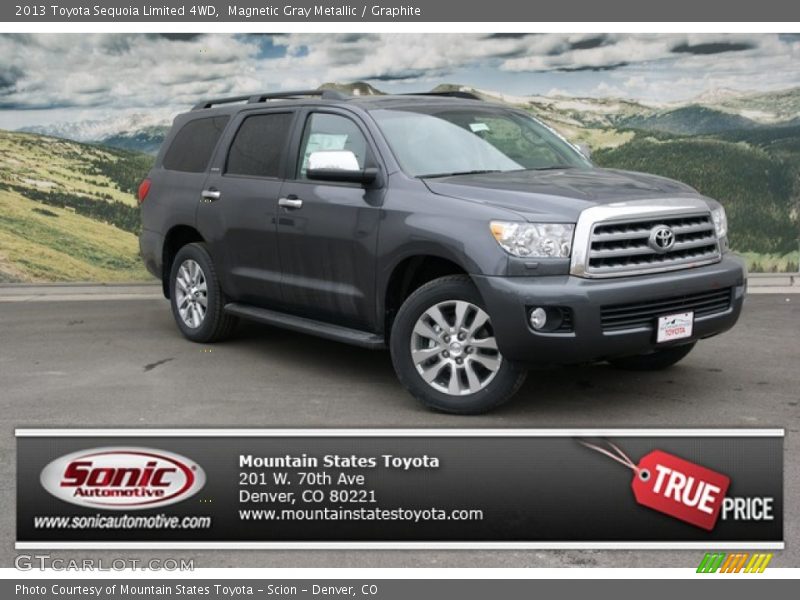 Magnetic Gray Metallic / Graphite 2013 Toyota Sequoia Limited 4WD