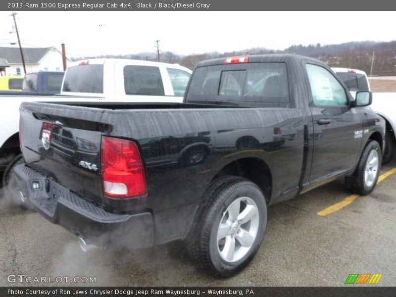Black / Black/Diesel Gray 2013 Ram 1500 Express Regular Cab 4x4