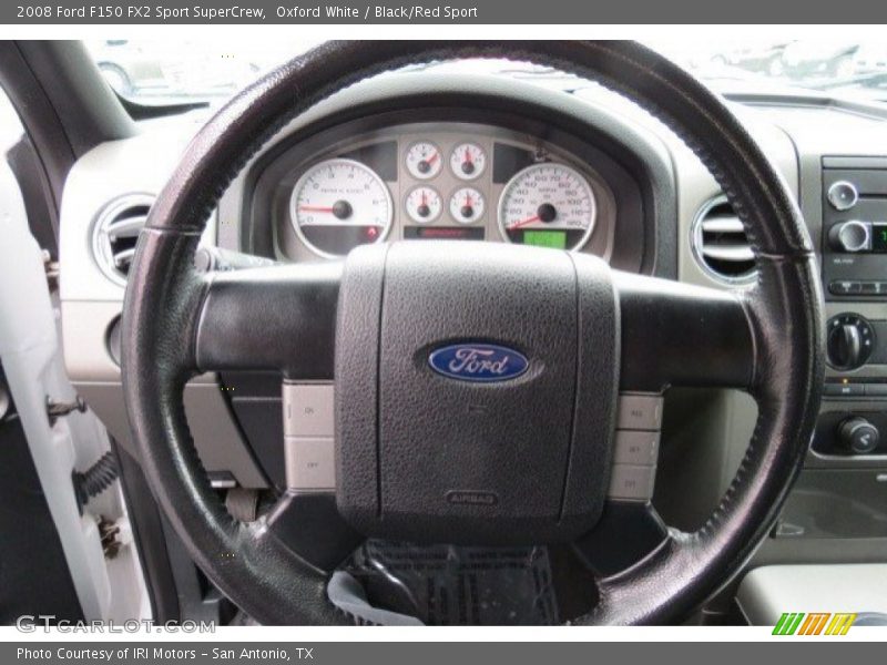 Oxford White / Black/Red Sport 2008 Ford F150 FX2 Sport SuperCrew