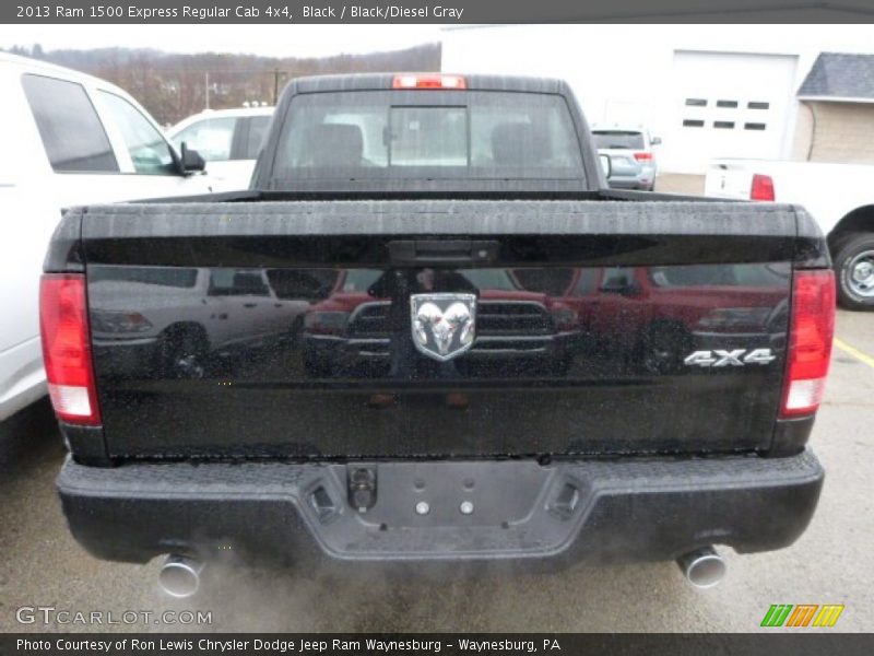 Black / Black/Diesel Gray 2013 Ram 1500 Express Regular Cab 4x4