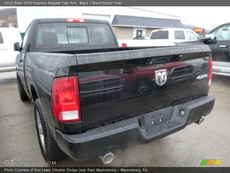 Black / Black/Diesel Gray 2013 Ram 1500 Express Regular Cab 4x4