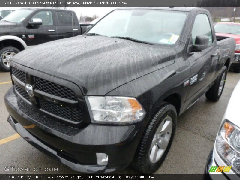 Black / Black/Diesel Gray 2013 Ram 1500 Express Regular Cab 4x4