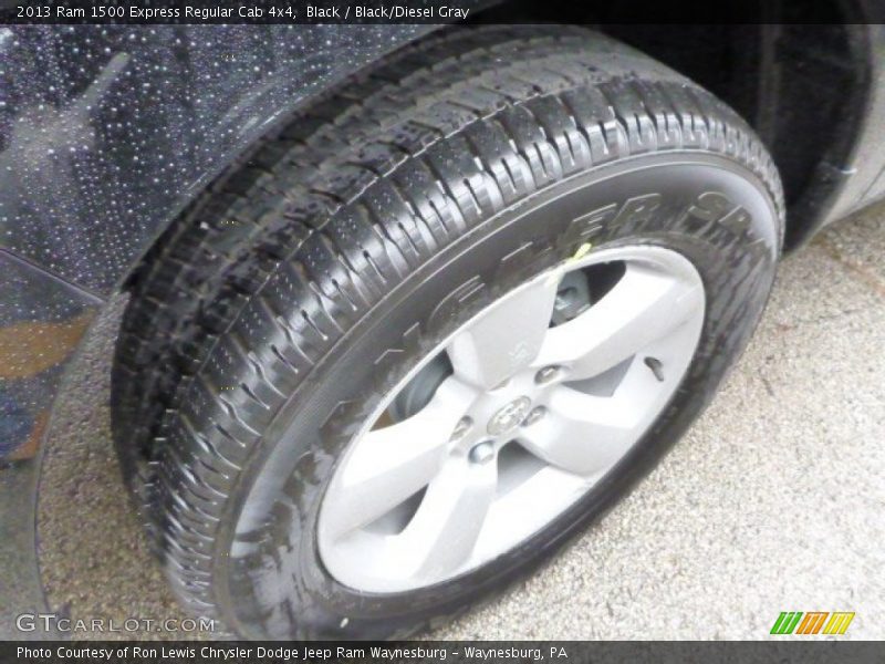 Black / Black/Diesel Gray 2013 Ram 1500 Express Regular Cab 4x4