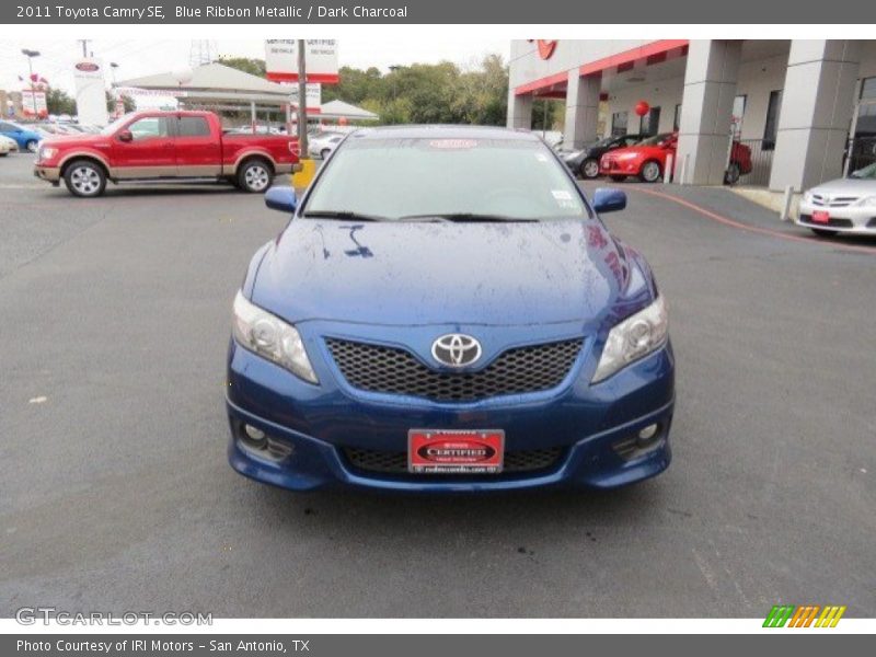 Blue Ribbon Metallic / Dark Charcoal 2011 Toyota Camry SE