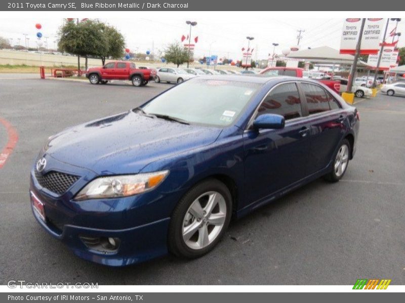 Blue Ribbon Metallic / Dark Charcoal 2011 Toyota Camry SE